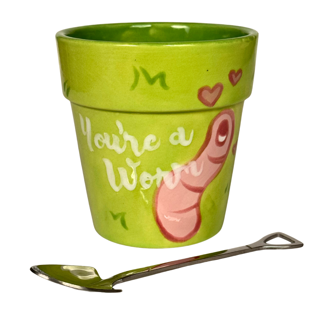 🐸 Flower Pot w/ Shovel