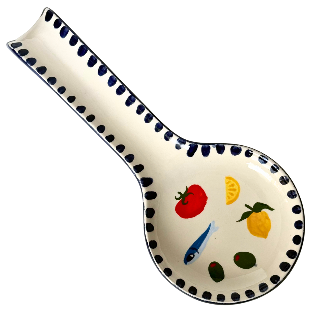 ❤️ Lg Spoon Rest w/ Handle