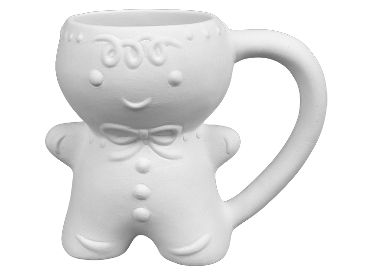 🎄 Cute Gingerbread Man Mug