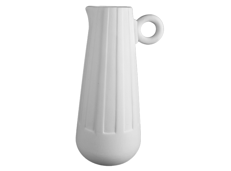 Tall Striped Pitcher/Vase