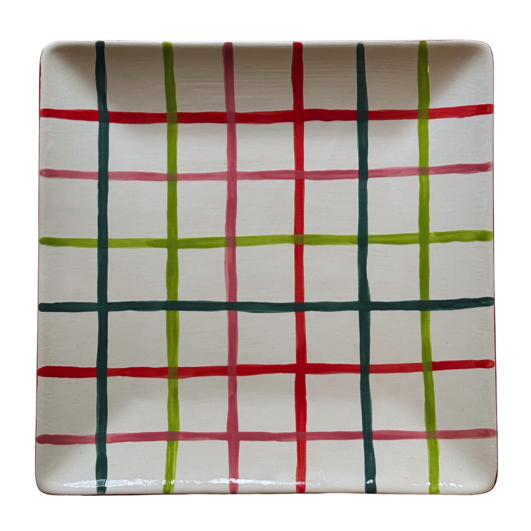 🍽️ 👻 🎄 Sq Coupe Dinner Plate