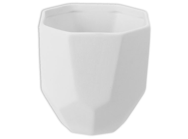 Lg Faceted Planter