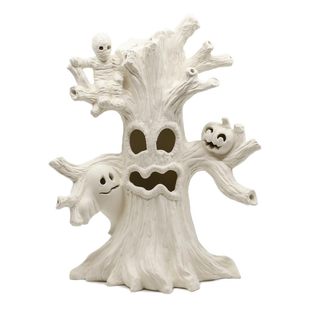 👻 Light Up Haunted Halloween Tree