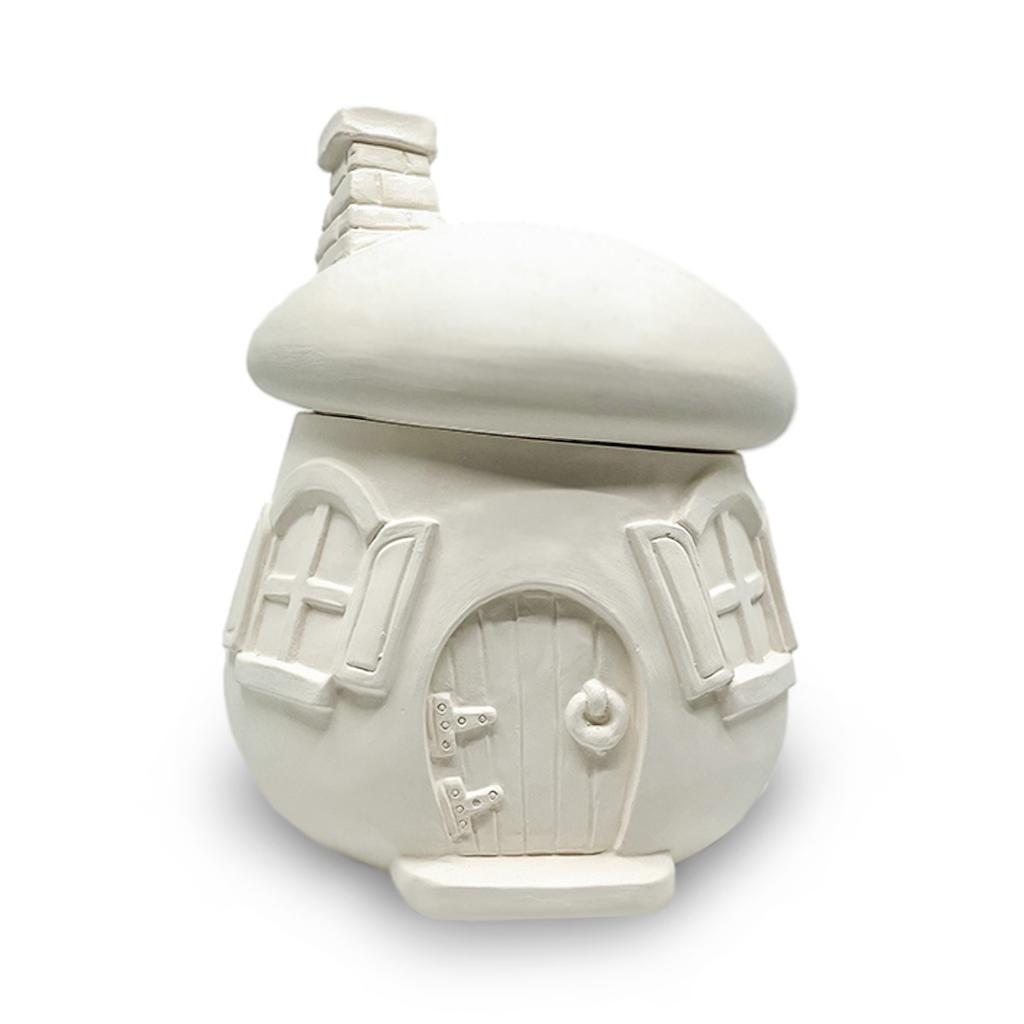 *Mushroom House Jar 