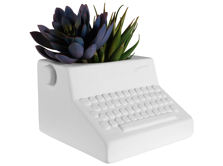 Typewriter Planter