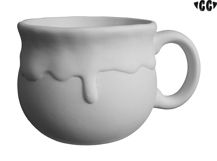 👻 *Sm Round Drip Mug