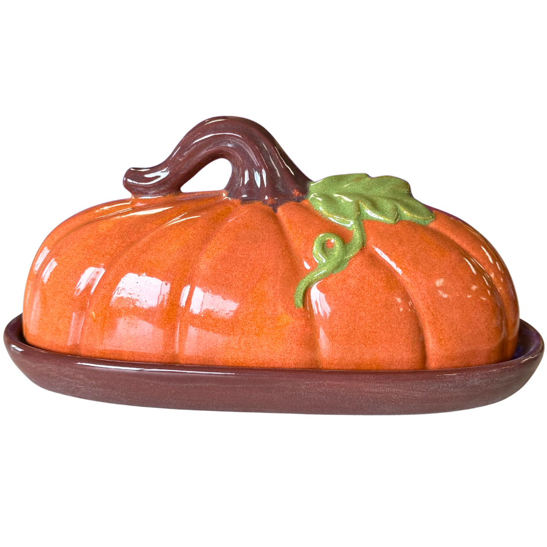 🍂 Pumpkin Butter Dish