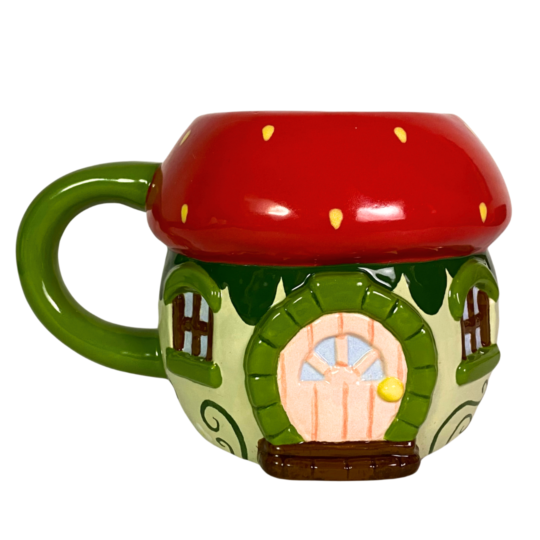 🍓 Mushroom House Mug